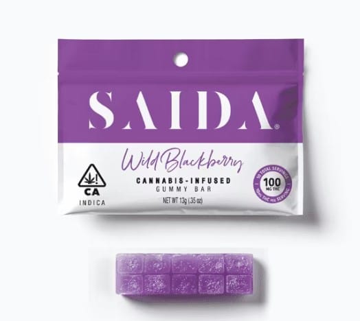 Wild Blackberry Gummies 100mg - Saida - Gummies - $4 - Edible
