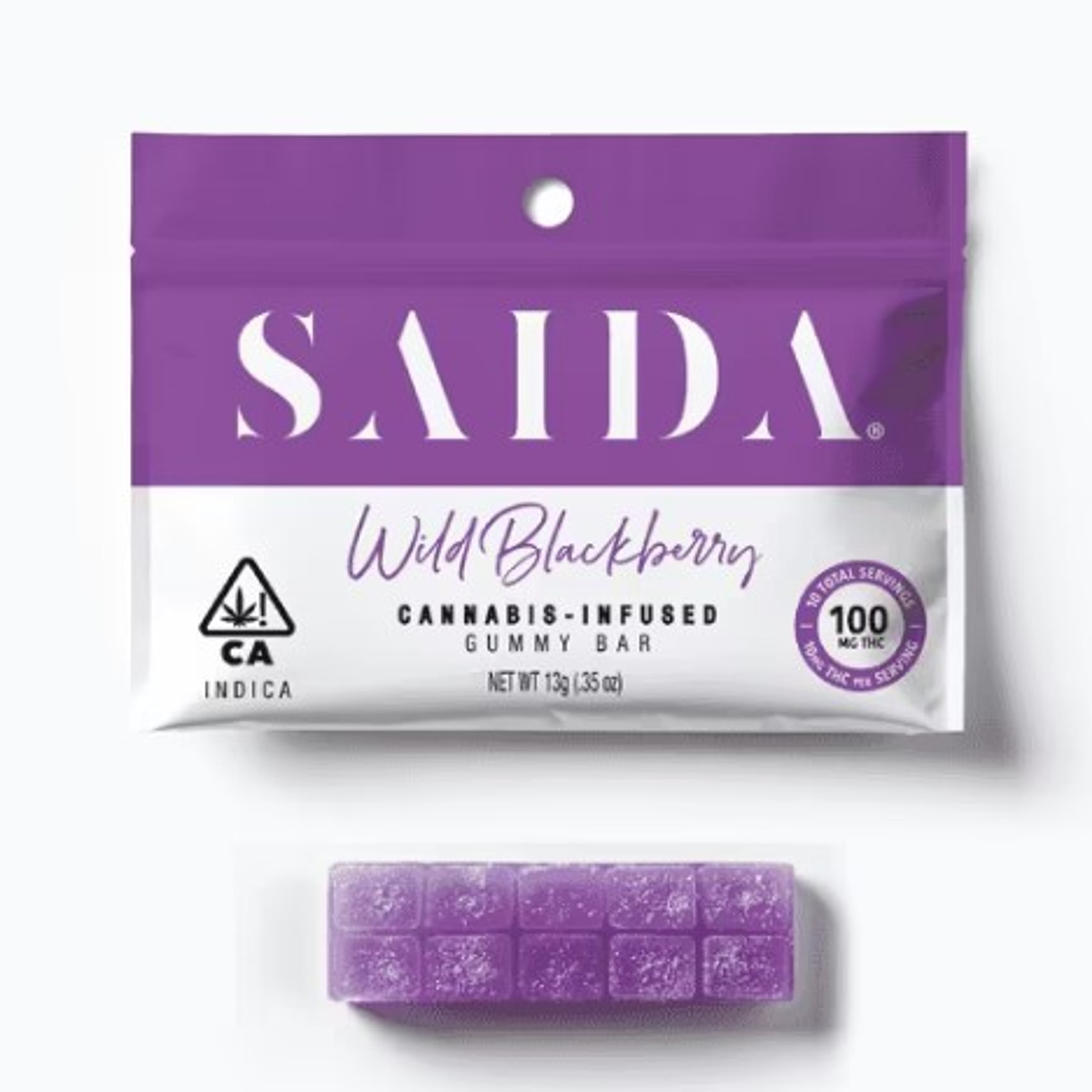 Wild Blackberry Gummies 100mg - Saida - Gummies - $4 - Edible