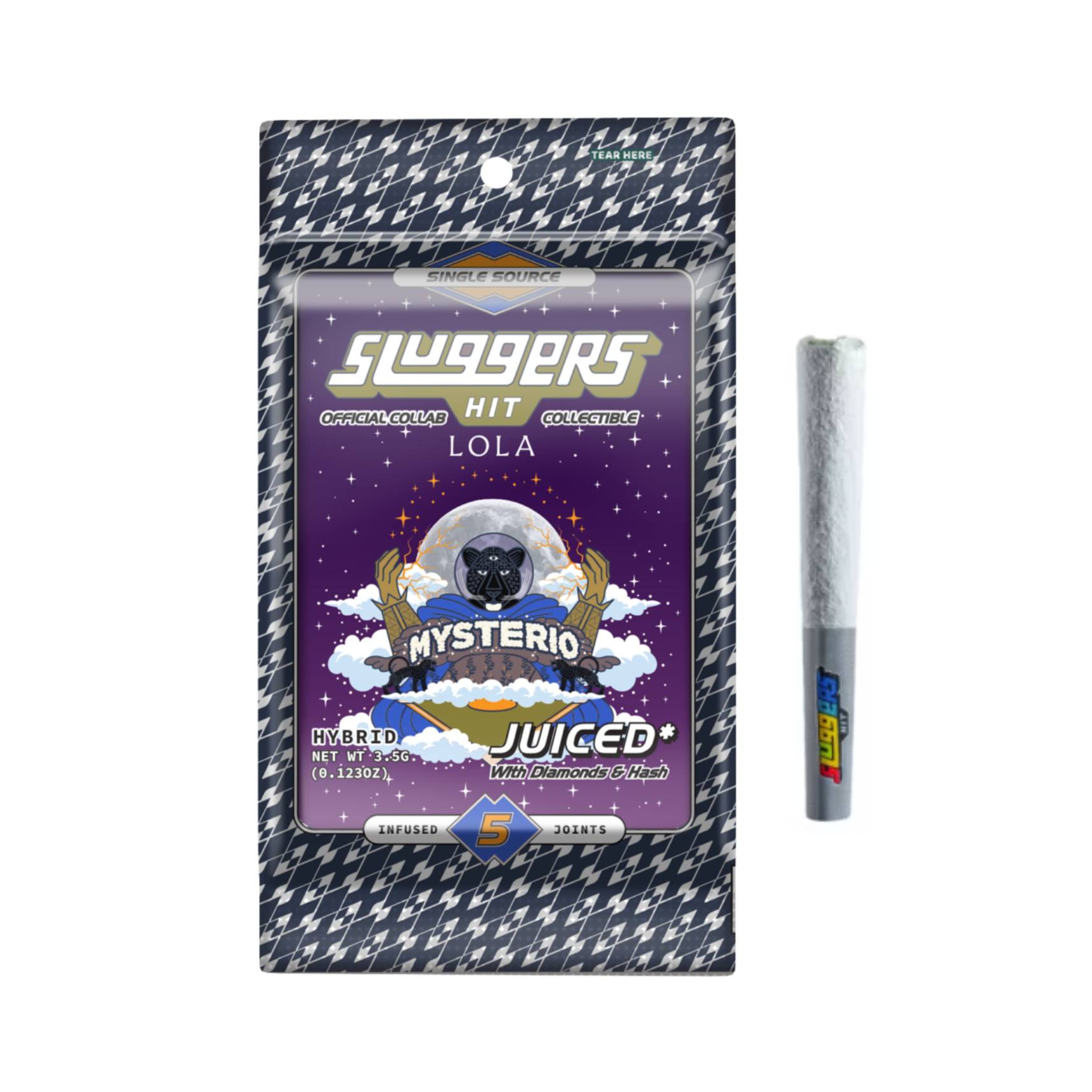 Mysterio - 5pk Infused Pre Rolls - Sluggers - Mysterio (H) - $40 - Pre-Rolls