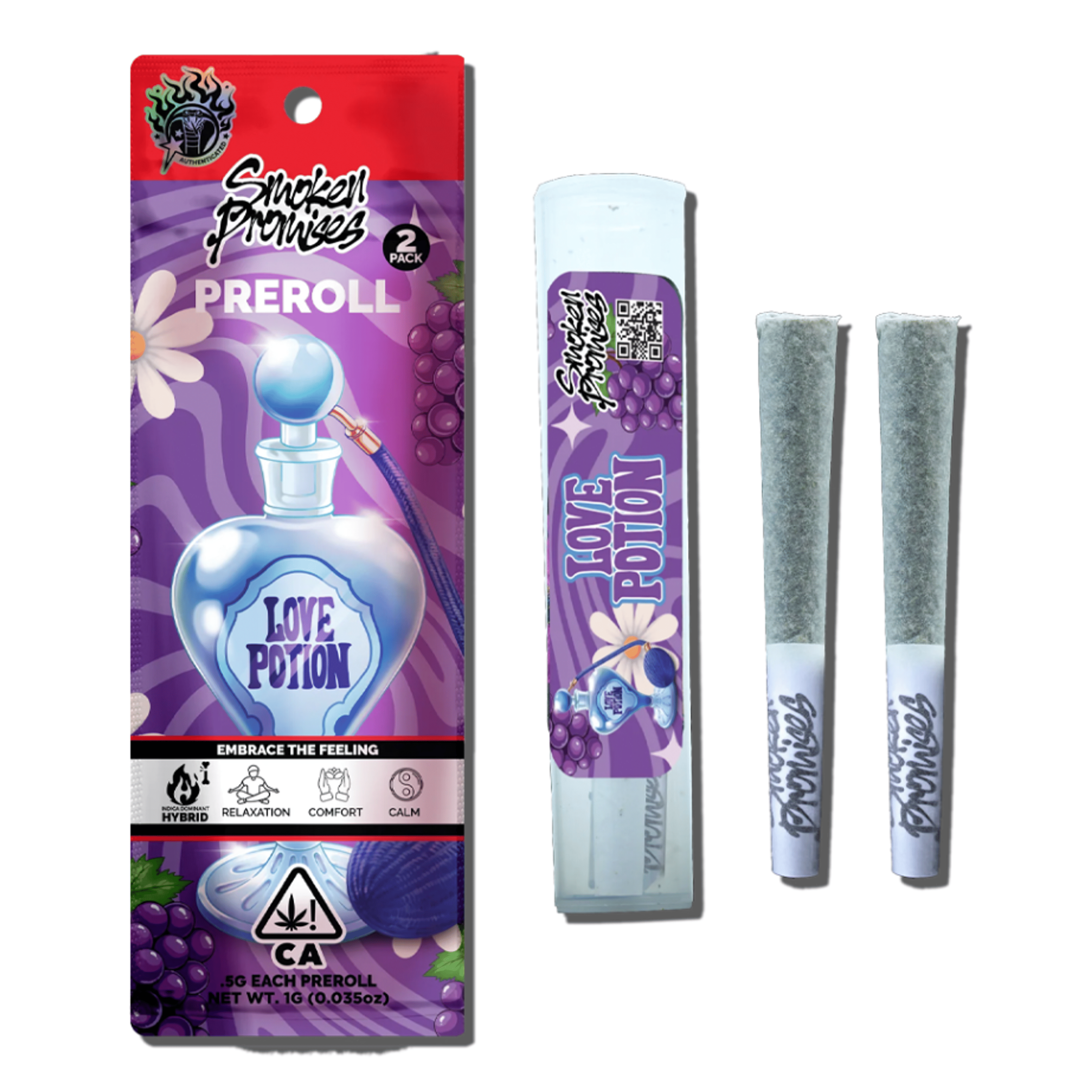 Love Potion 2pk Prerolls - Smoken Promises - - $9 - Preroll