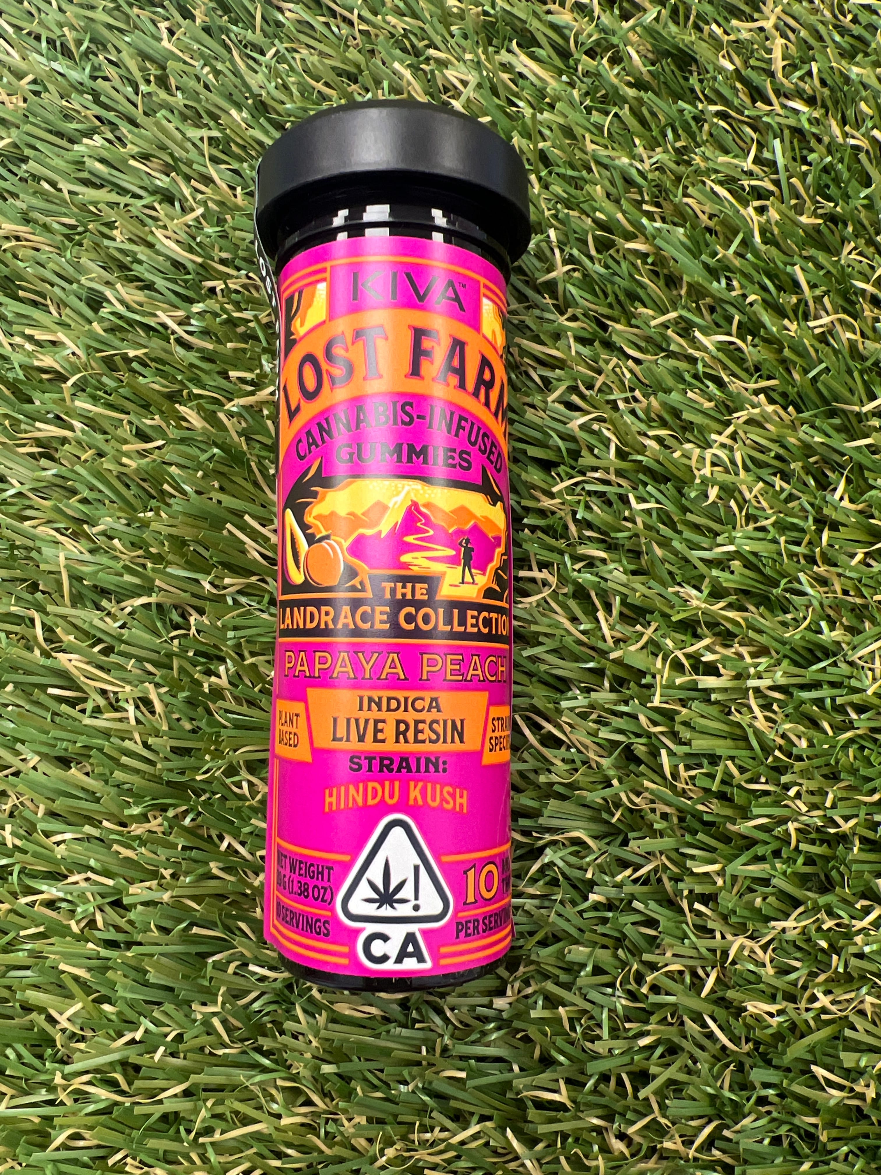 PAPAYA HINDU KUSH 10MG 10PK FRUIT CHEWS - Lost Farm -  - $21.50 - Edible (weight - each)