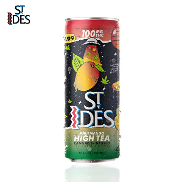St. Ides - Maui Mango High Tea - 100mg THC - Single - St. Ides -  - $6.99 - Beverages