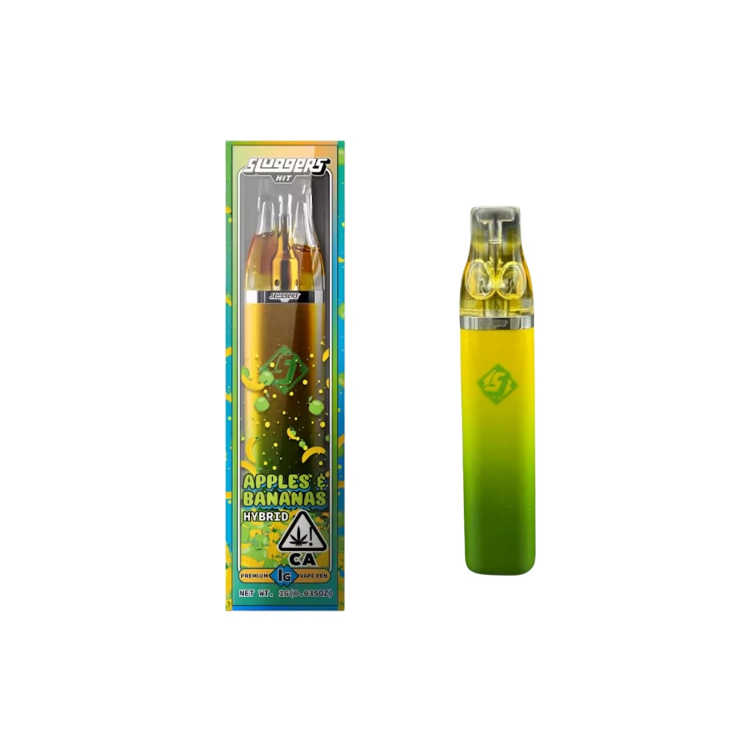 Apples & Bananas Live Resin Diamonds AIO 1.2g - Sluggers Hit -  - $32.74 - Vapes