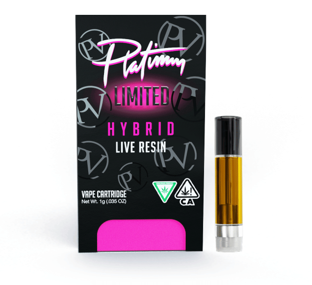 Platinum Vape: Blueberry Muffin - 1g  LIVE RESIN Cartridge - Platinum Vape -  - $28 - Standard Cartridges