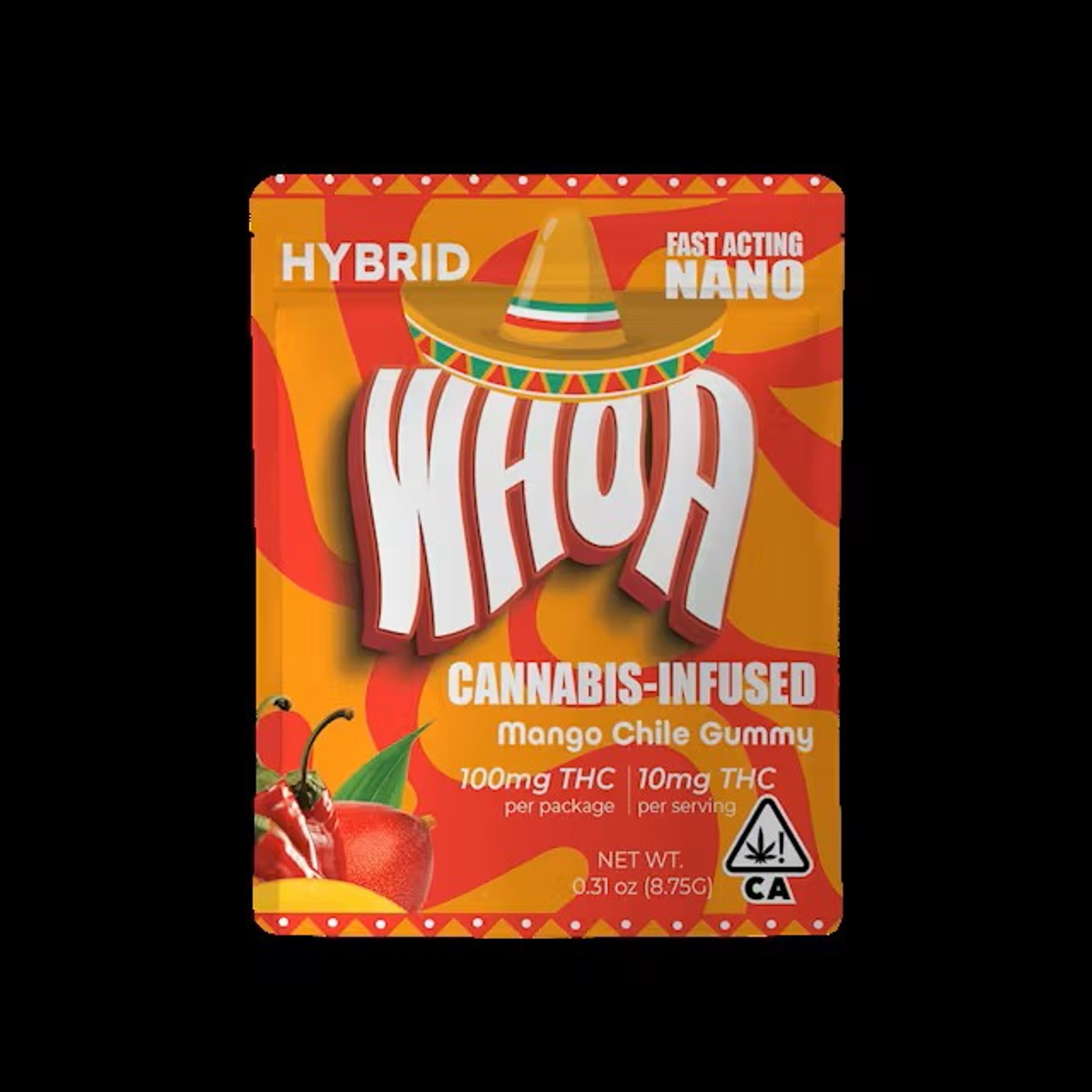 Mango Con Chile Gummy 100mg - WHOA - null - $5 - Edible