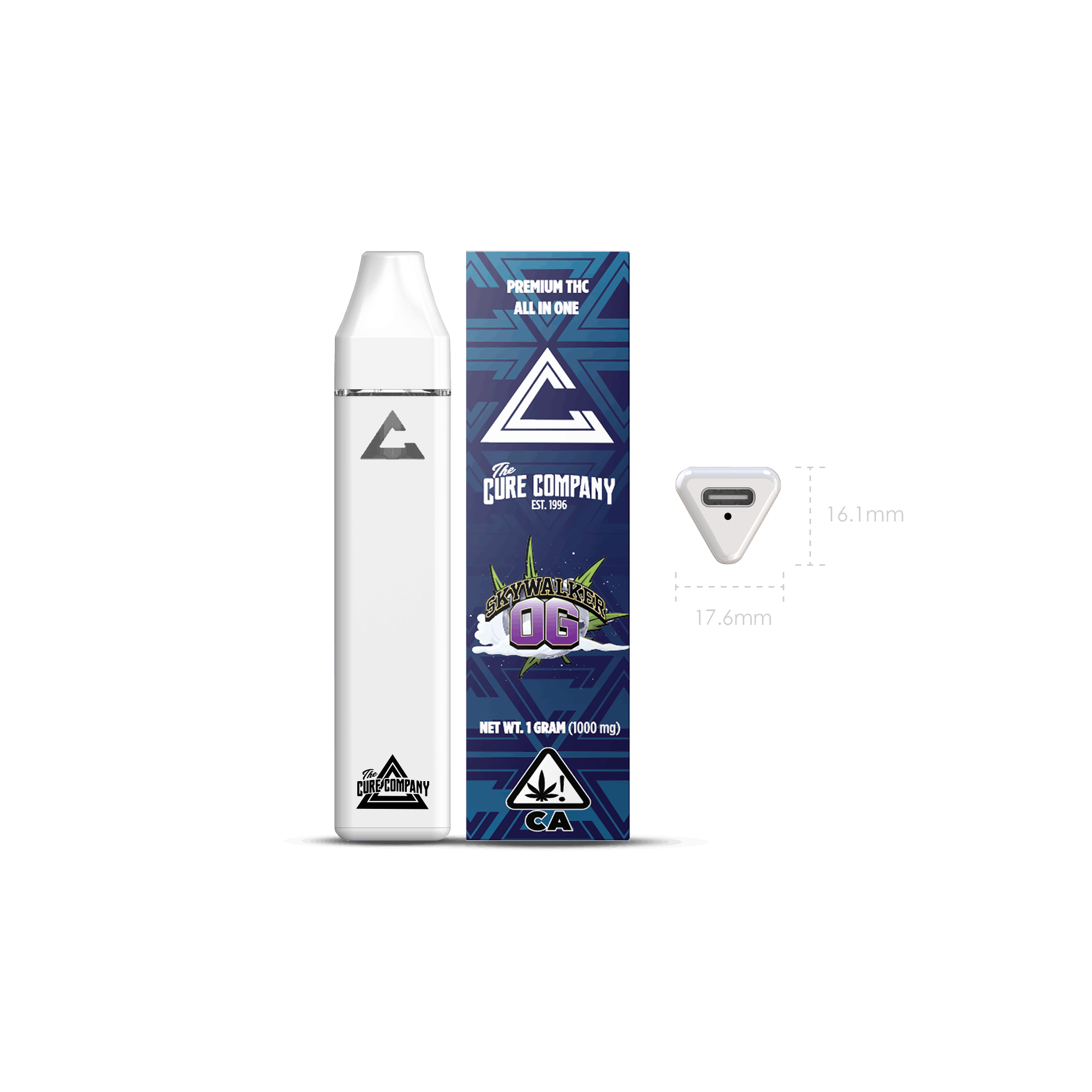 Skywalker OG 1g AIO Vape Pen - The Cure Company -  - $20.17 - Vapes