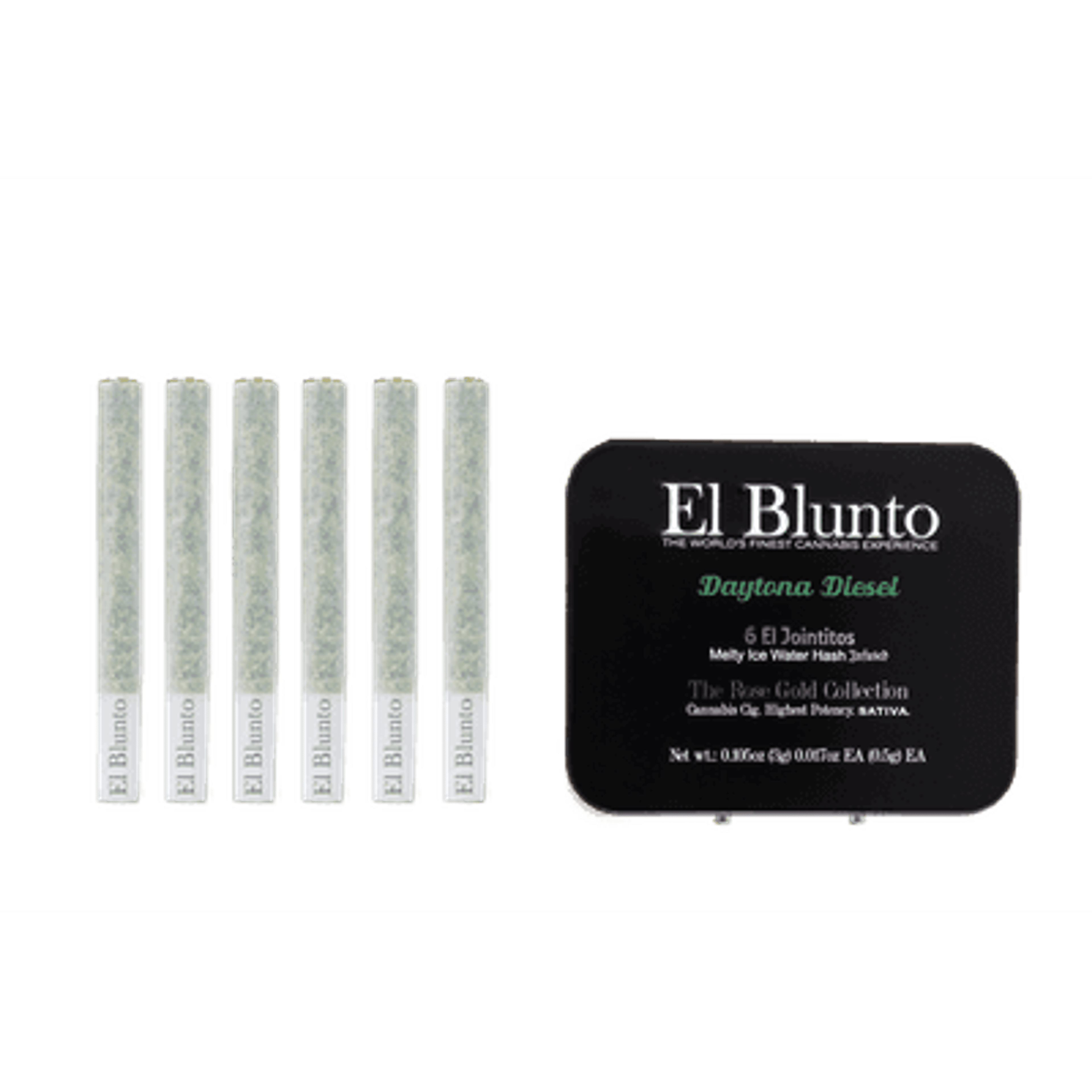 El Blunto Hash Jointito .5g Sativa Daytona Diesel 6pk 3g 16ct - Albert elstones - - $29.99 - Pre-Rolls