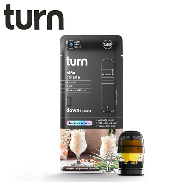 Turn - Pina Colada - Botanica Blends Pod - 1g - Turn - BB Pod - $24.99 - Turn Pods - Buy any 2 PODs and get a Battery for $1 (Limit One Per Customer)