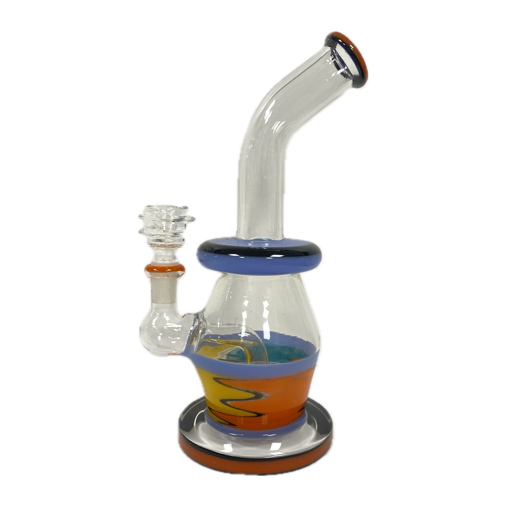 9" Colorful Handmade Water Pipe Bubbler (Multicolored) - Glass and Accessories -  - $35 - Paraphernalia