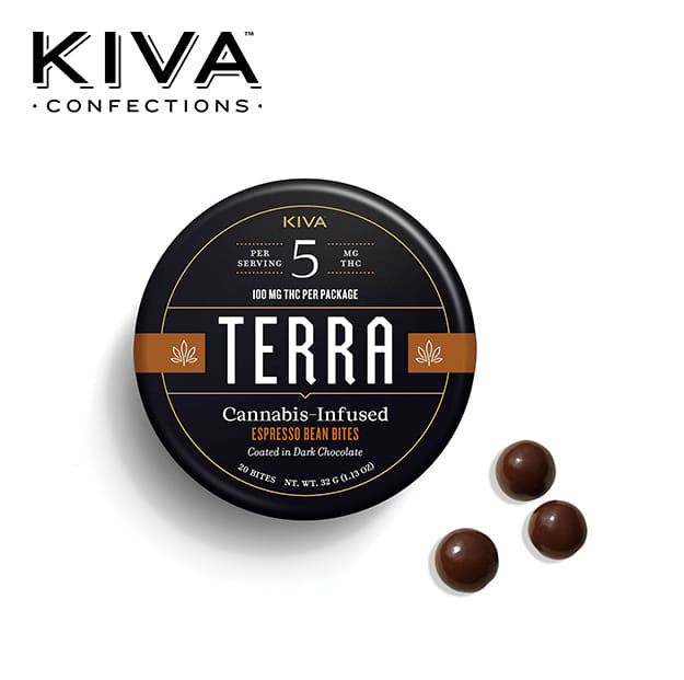 Kiva: Terra Bites - Espresso Beans Coated In Dark