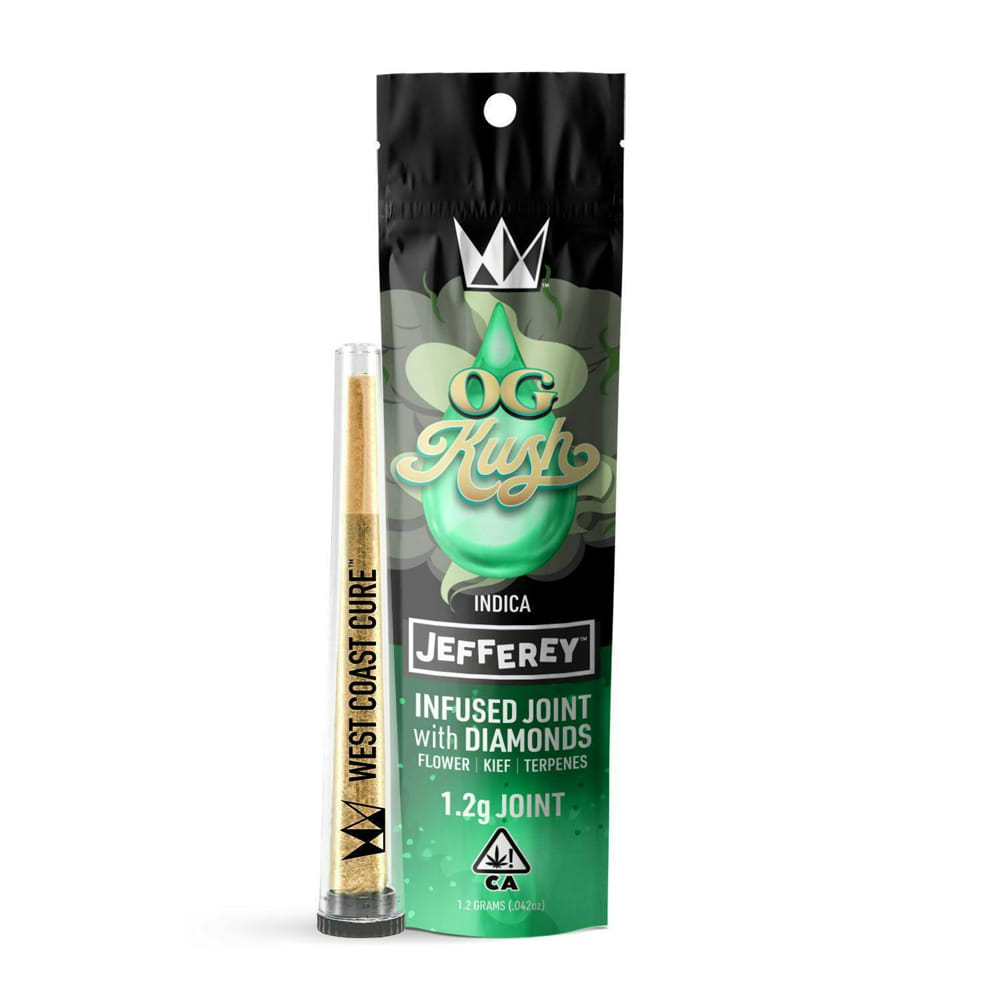 OG Kush (I) - 1.2g Jefferey Infused Pre Roll - West Coast Cure - OG Kush (I) - $13 - Pre-Rolls