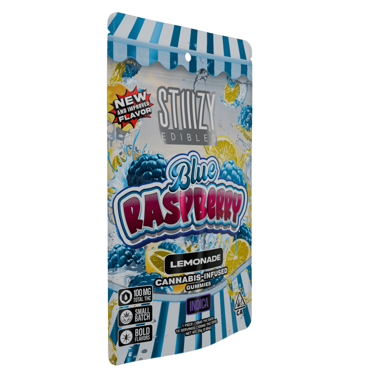 - BLUE RASPBERRY - 100MG LEMONADE EDIBLES - STIIIZY -  - $8.64 - Edibles