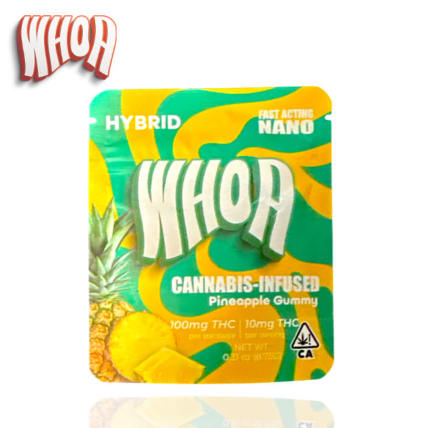 WHOA - Pineapple Gummies - 100mg *B2G1 EVERYDAY* - Whoa -  - $7.99 - Edibles