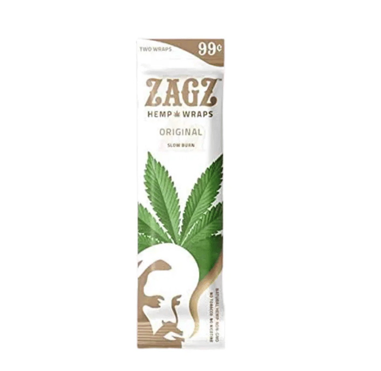 Zag Original Hemp Wraps 2-Pack - Slow Burn - Zags - Original Hemp 2-Pack - $0.99 - Papers / Rolling Trays / Accessories