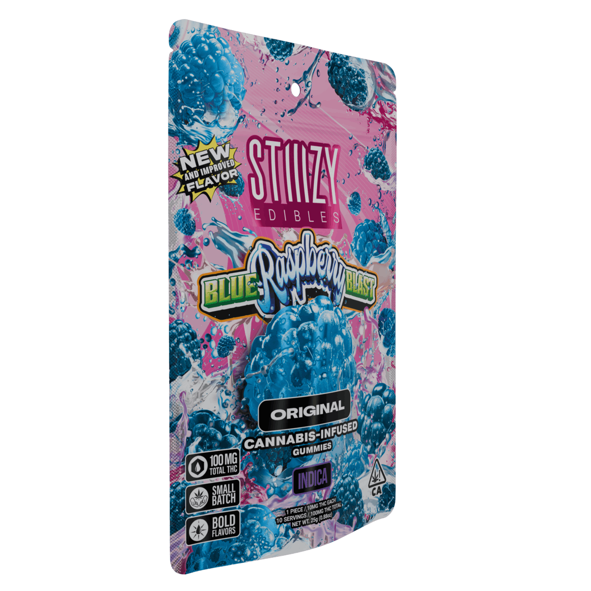 Blue Raspberry Blast 100mg Gummies - Stiiizy - null - $12 - Edible