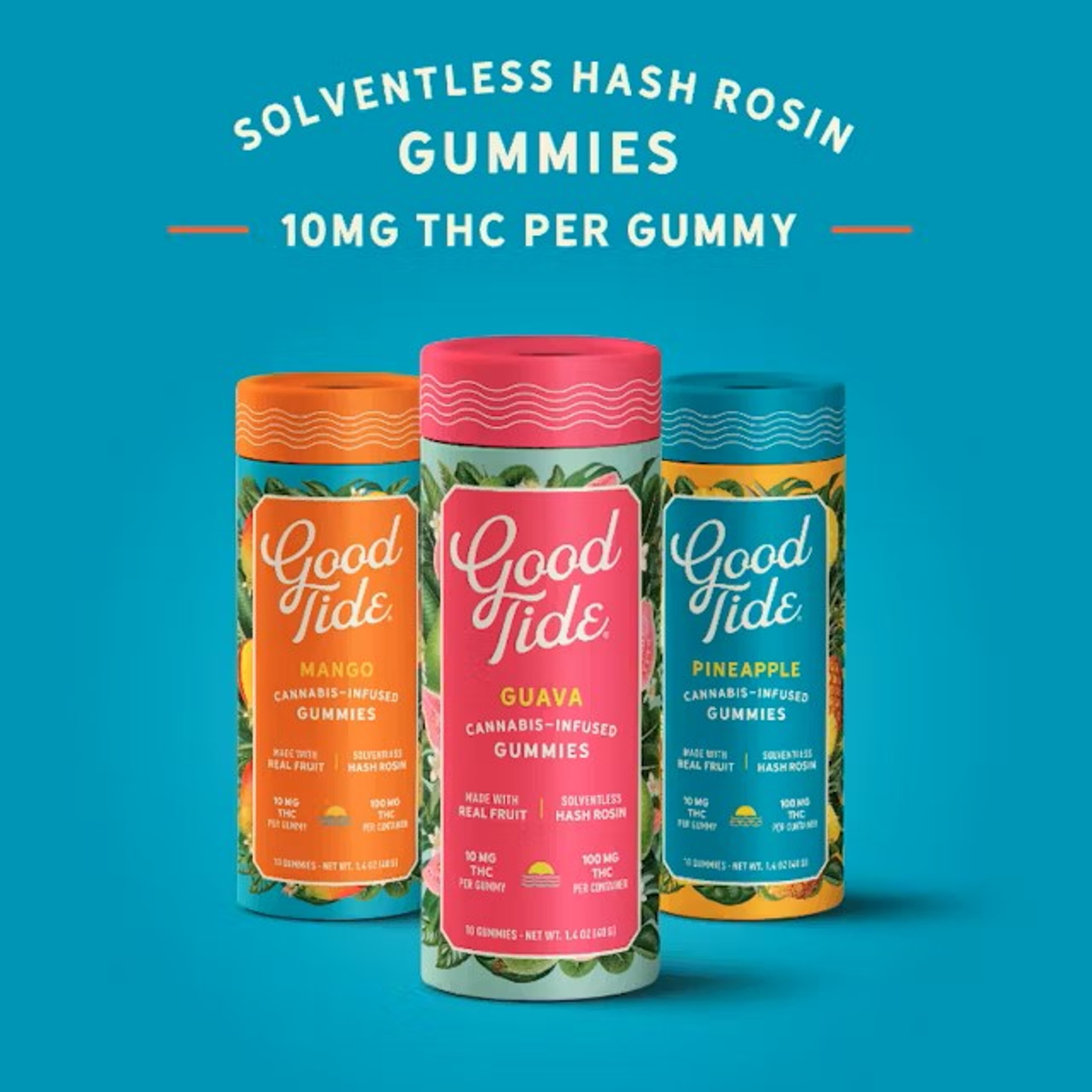 Mango 100mg Rosin Gummies - Good Tide - null - $19 - Edible