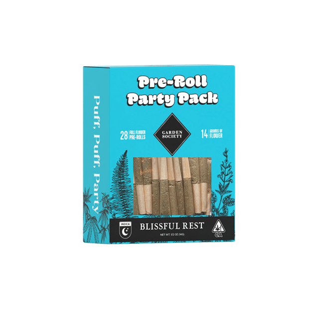 MODIFIED GRAPES PARTY PACK | INDICA | 28-PK PRE-ROLL ROSETTES | GARDEN SOCIETY