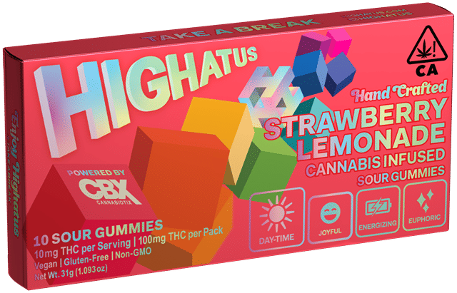 Highatus - Strawberry Lemonade Gummies