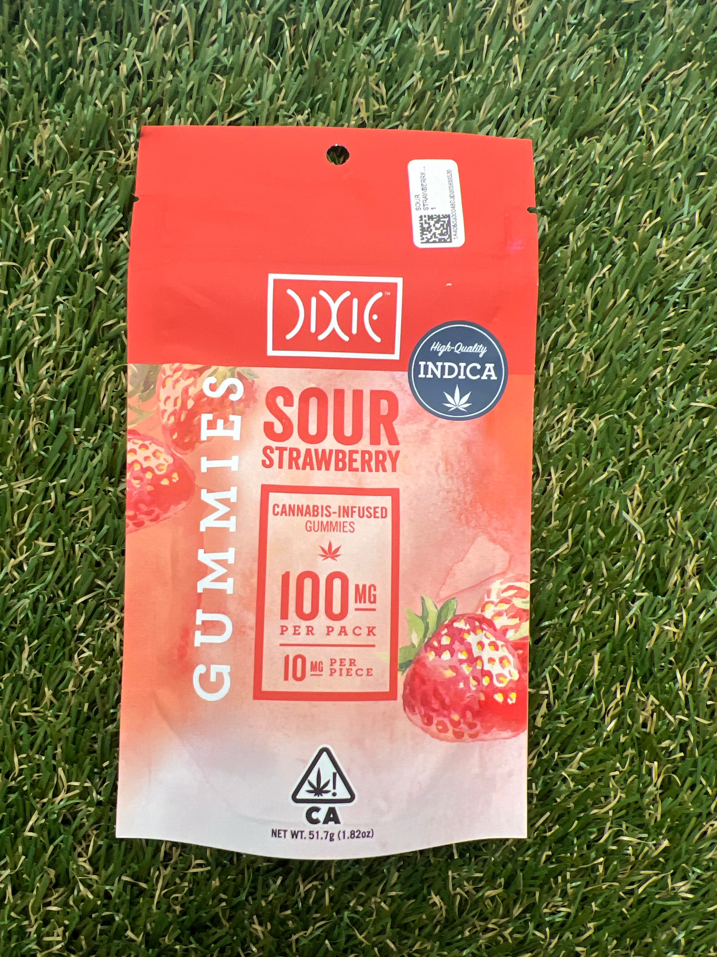 SOUR STRAWBERRY 10MG 10PK GUMMIES - Dixie -  - $13.97 - Edible (weight - each)