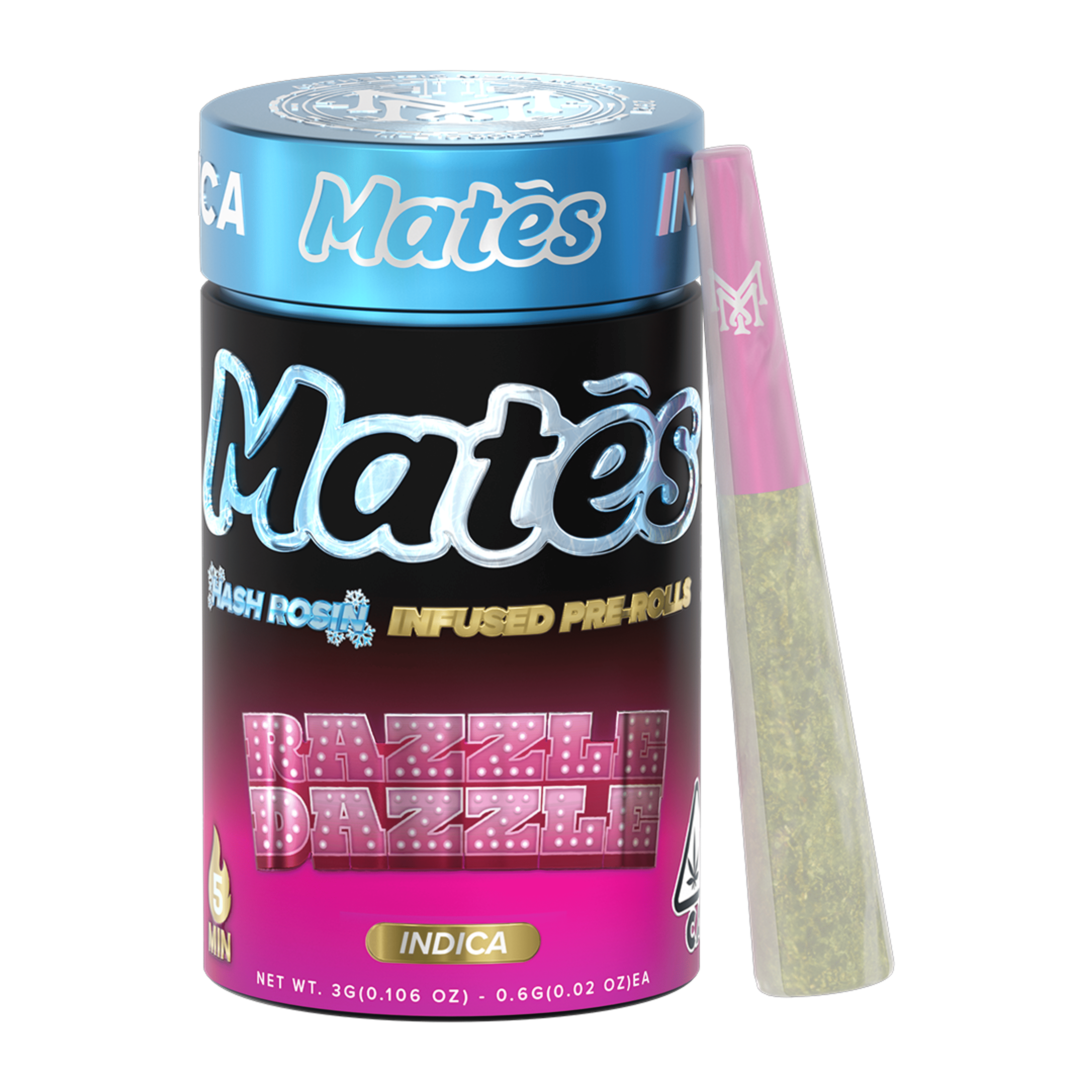 RAZZLE DAZZLE HASH ROSIN PREROLL - MUHA MEDS - - $23 - Pre-Rolls