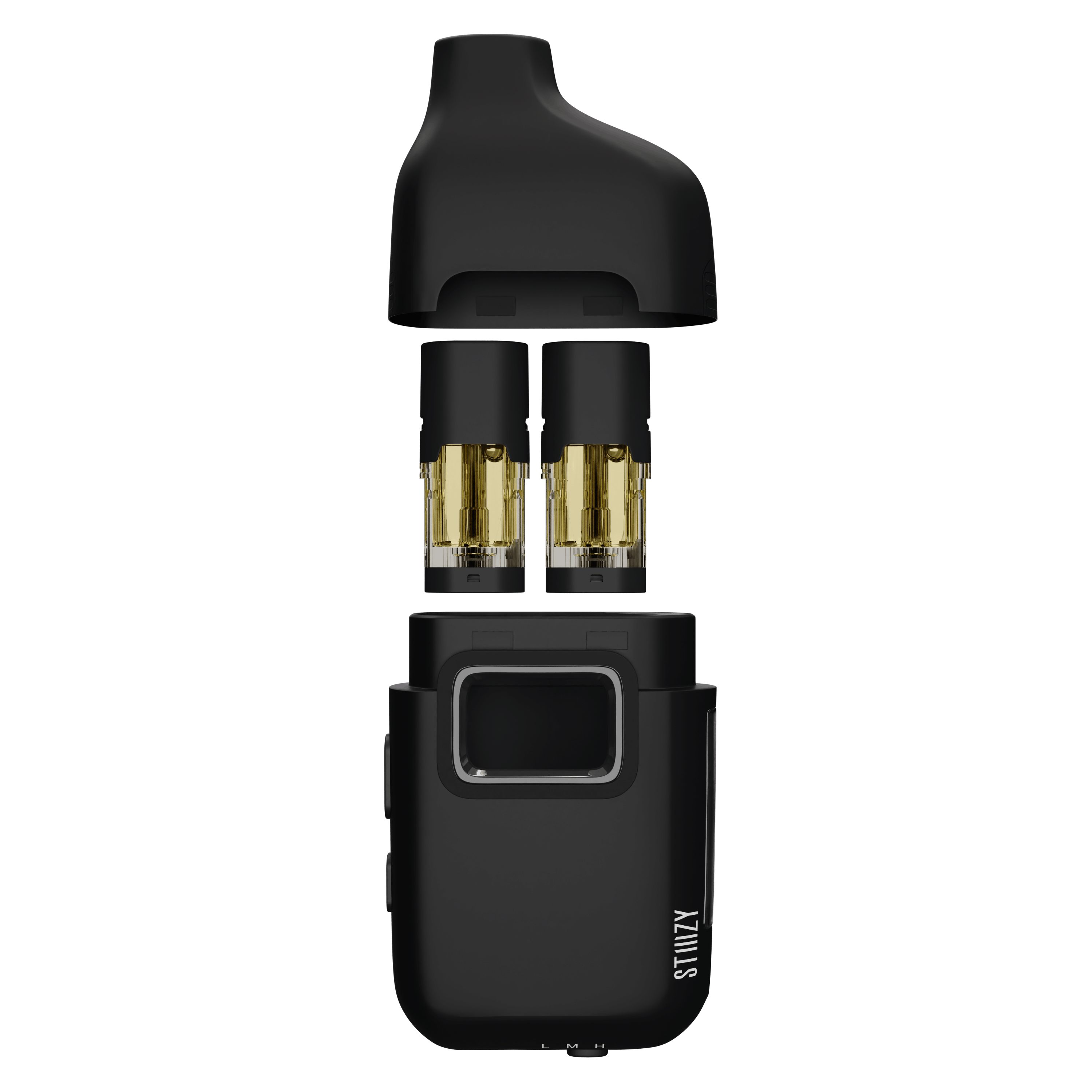 STIIIZY: Bar Battery (Dual Pod) - Black - STIIIZY -  - $30 - Paraphernalia