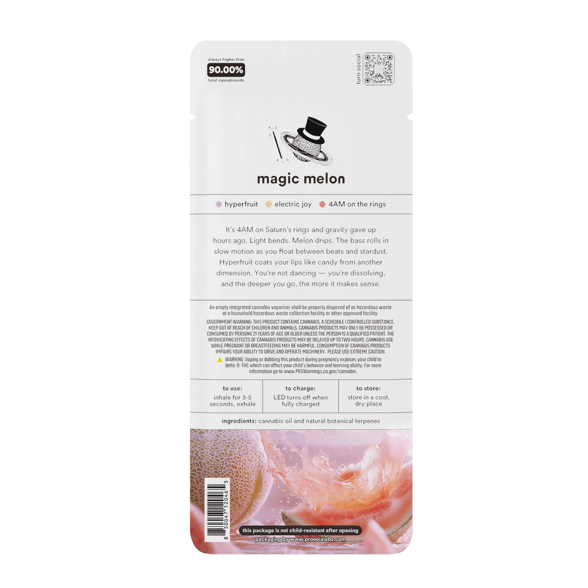 Turn Up Botanica Blends AIO| 1g - Magic Melon - Sativa - Turn -  - $27 - All-In-Ones