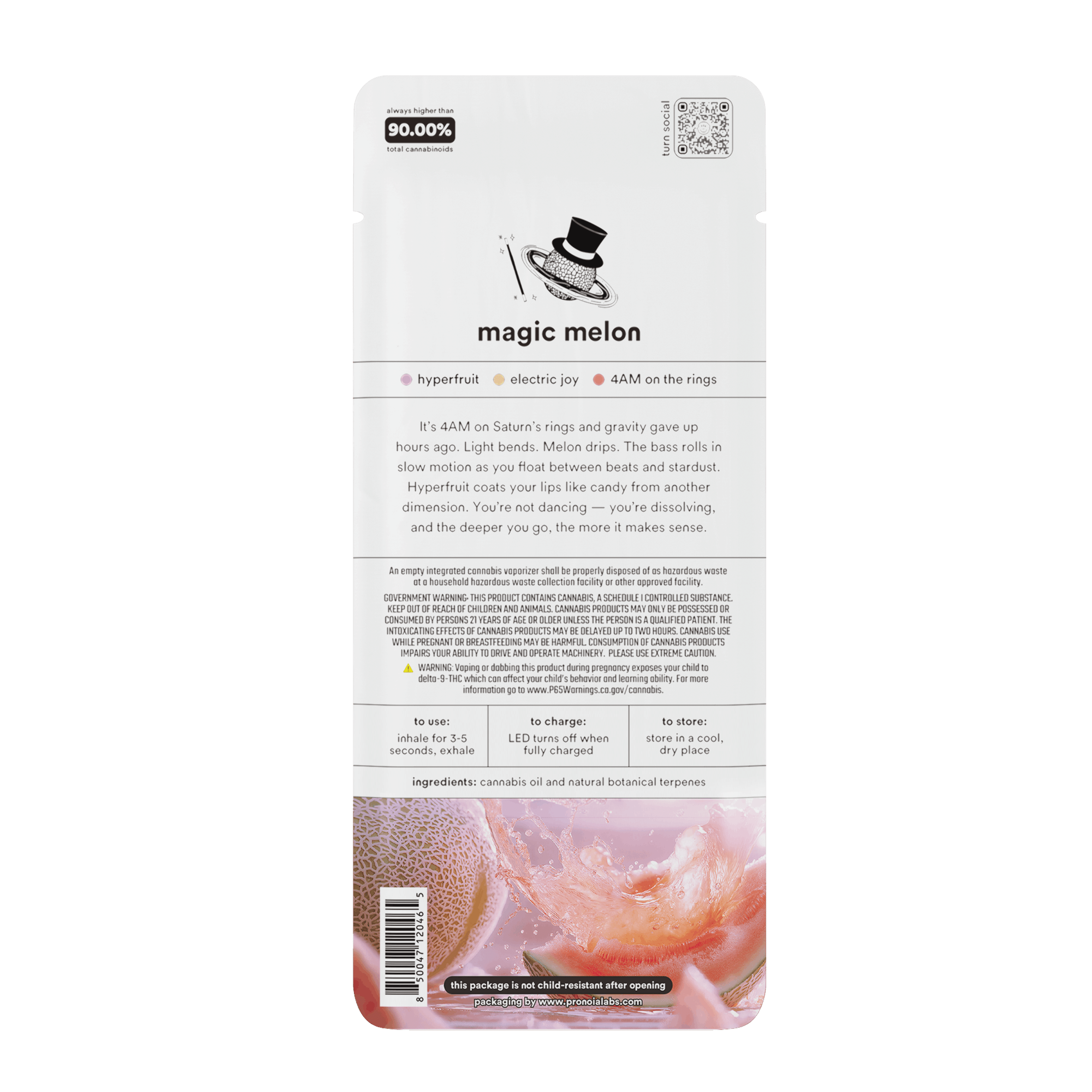 Turn Up Botanica Blends AIO| 1g - Magic Melon - Sativa - Turn - - $27 - All-In-Ones