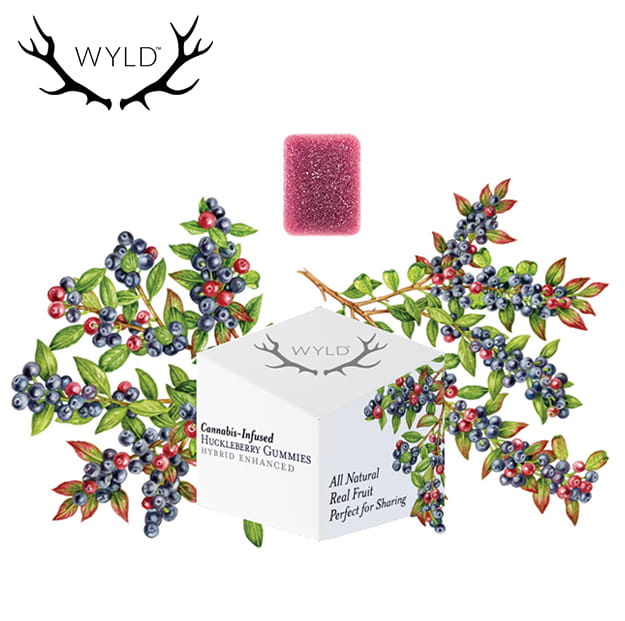 WYLD - Huckleberry Gummies - 100mg - WYLD -  - $12.99 - Edibles