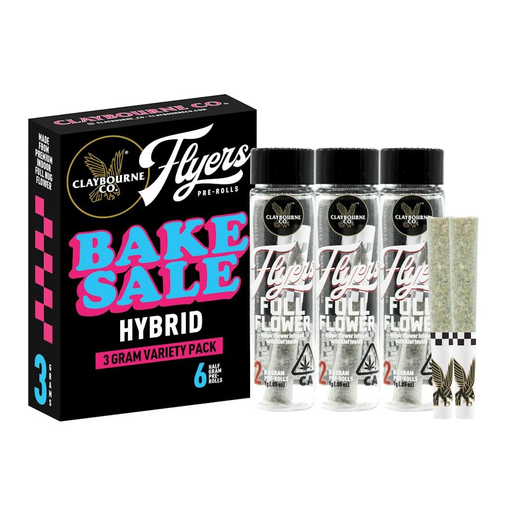 BAKE SALE 3G FLIGHT PACK 6PK - CLAYBOURNE CO -  - $28 - Pre-Rolls