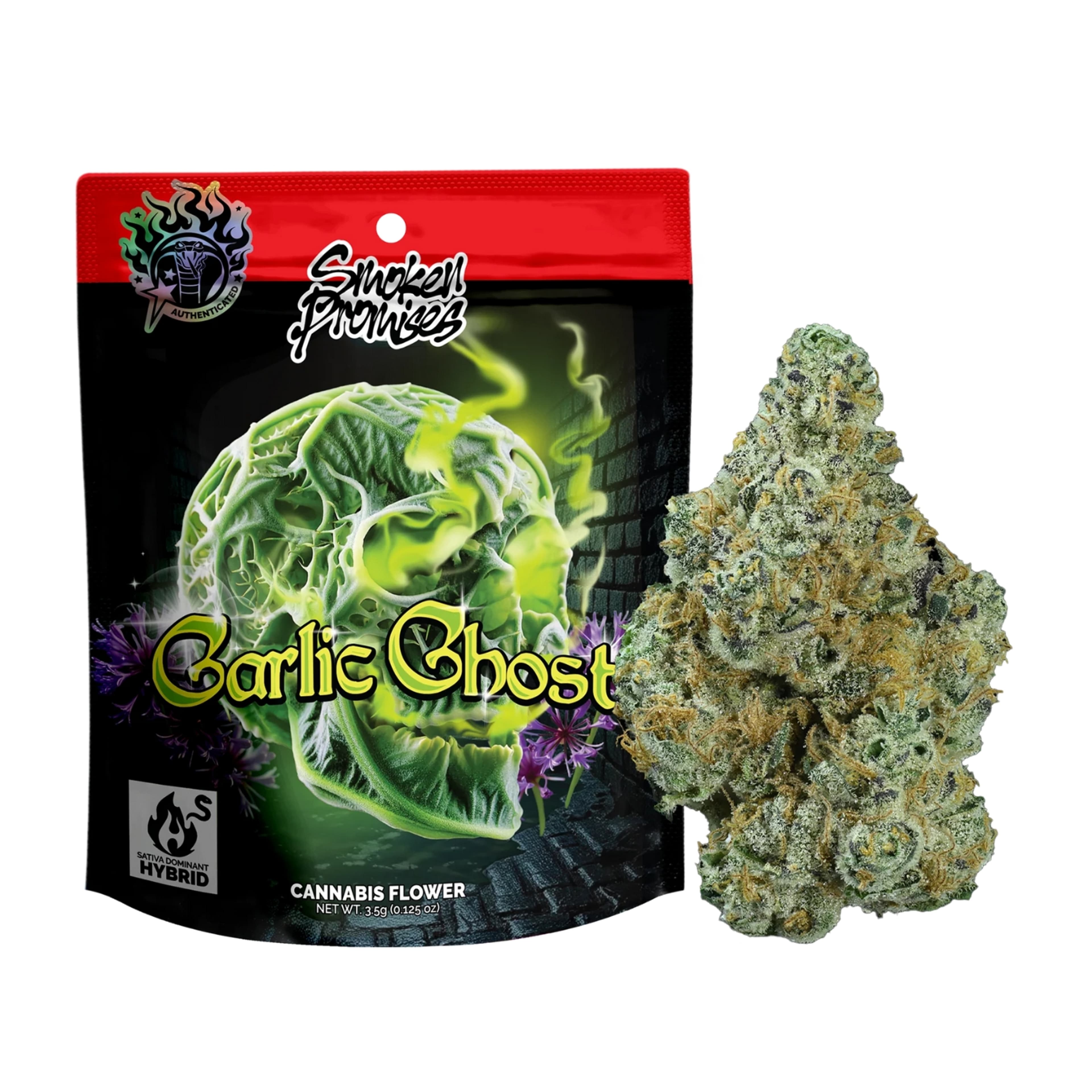 Garlic Ghost 3.5g - Smoken Promises - - $33 - Flower