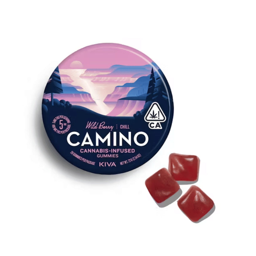 Camino: Wild Berry 100mg - Kiva - null - $20 - Edible