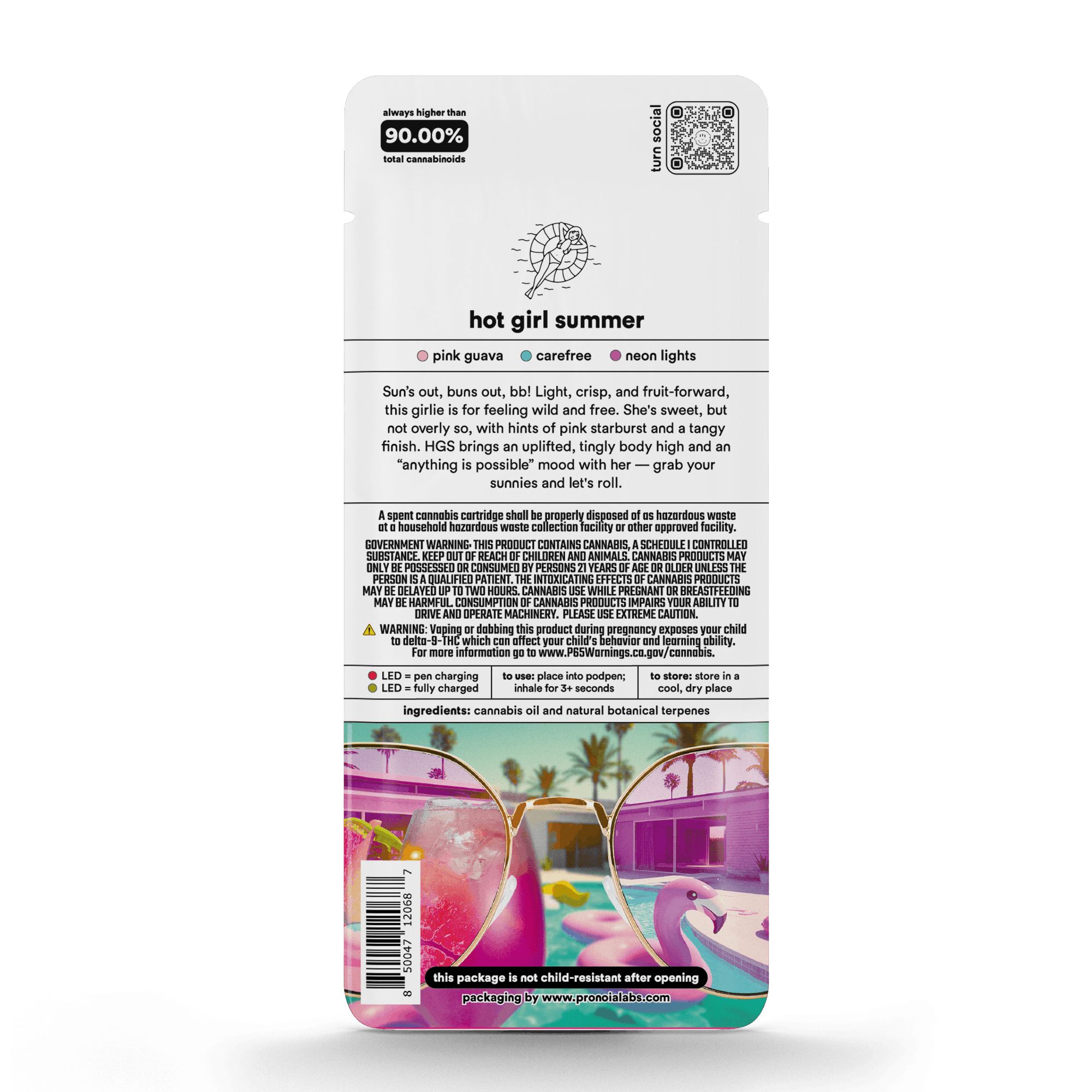 Turn Up Botanica Blends POD | 1g - Hot Girl Summer - Sativa - Turn -  - $26 - Vape Carts