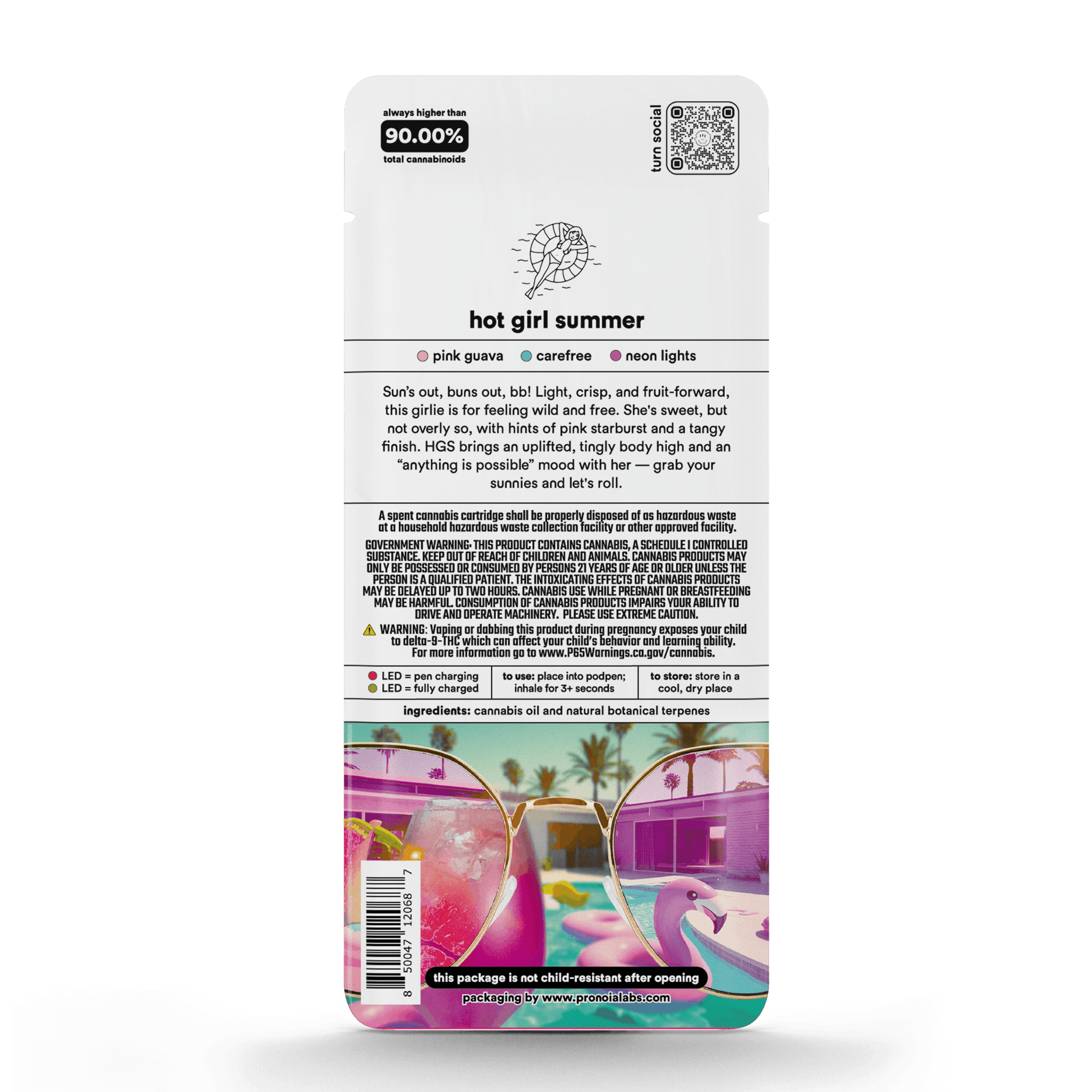 Turn Up Botanica Blends POD | 1g - Hot Girl Summer - Sativa - Turn - - $26 - Vape Carts