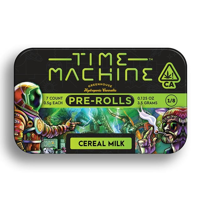 Time Machine Preroll (7pk) 0.5g ea | 3.5g - Cereal Milk