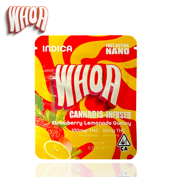WHOA - Strawberry Lemonade Gummies - 100mg *B2G1 EVERYDAY* - Whoa -  - $7.99 - Edibles