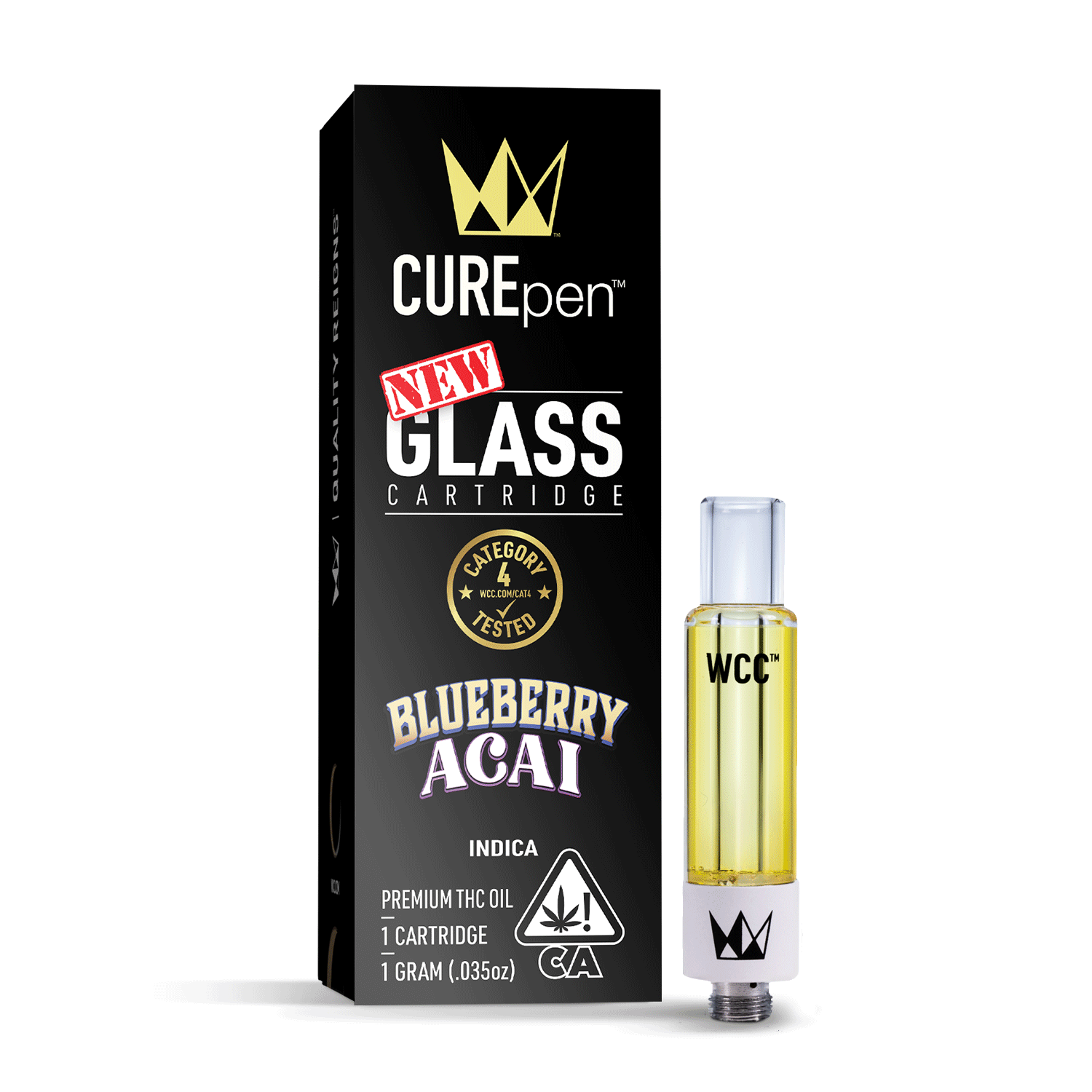 Blueberry Acai (I) 1g Curepen Cart - West Coast Cure - Blueberry Acai (I) - $19 - Cartridges