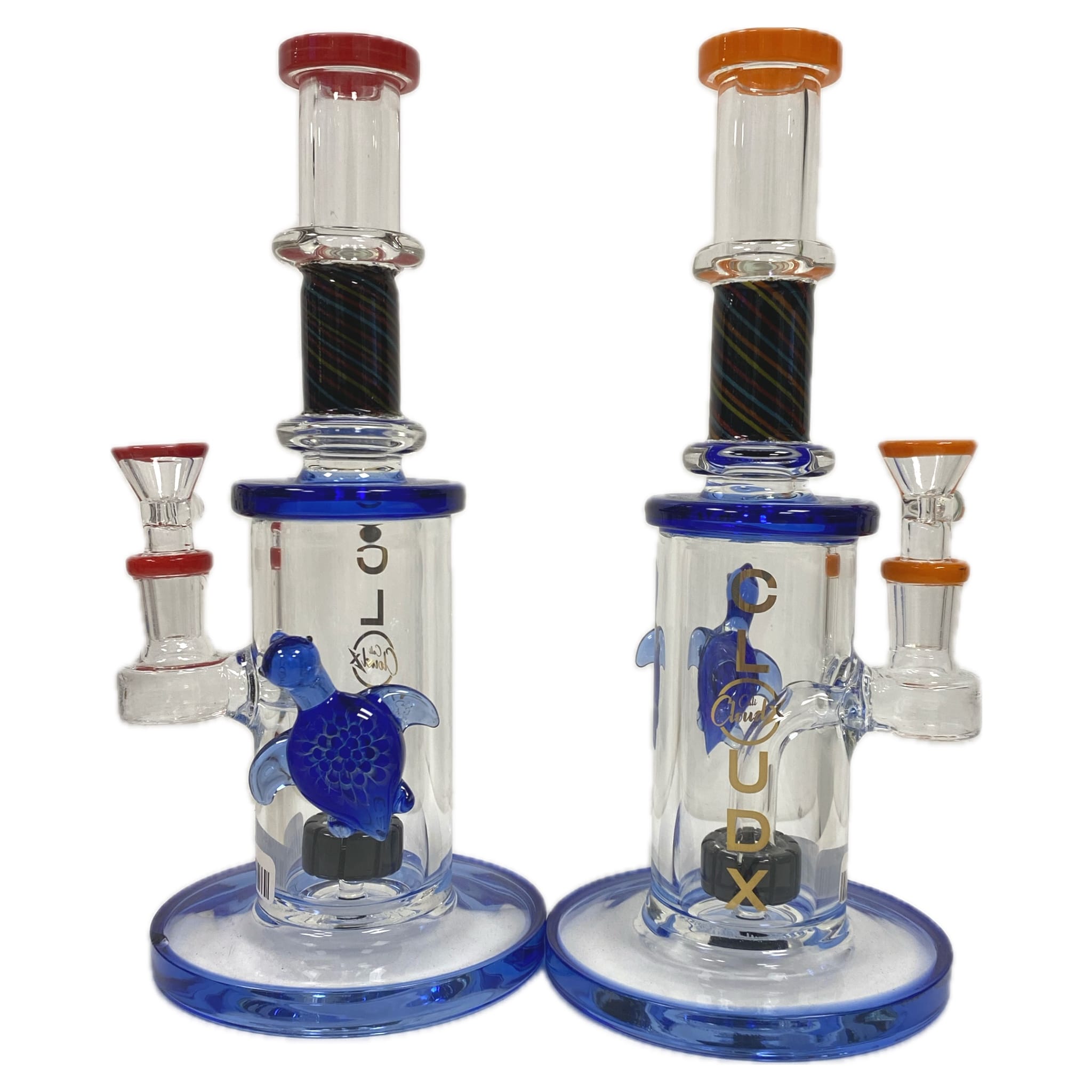8" Turtle CloudX Water Pipe Bubbler (Multicolored) - Glass and Accessories -  - $60 - Paraphernalia