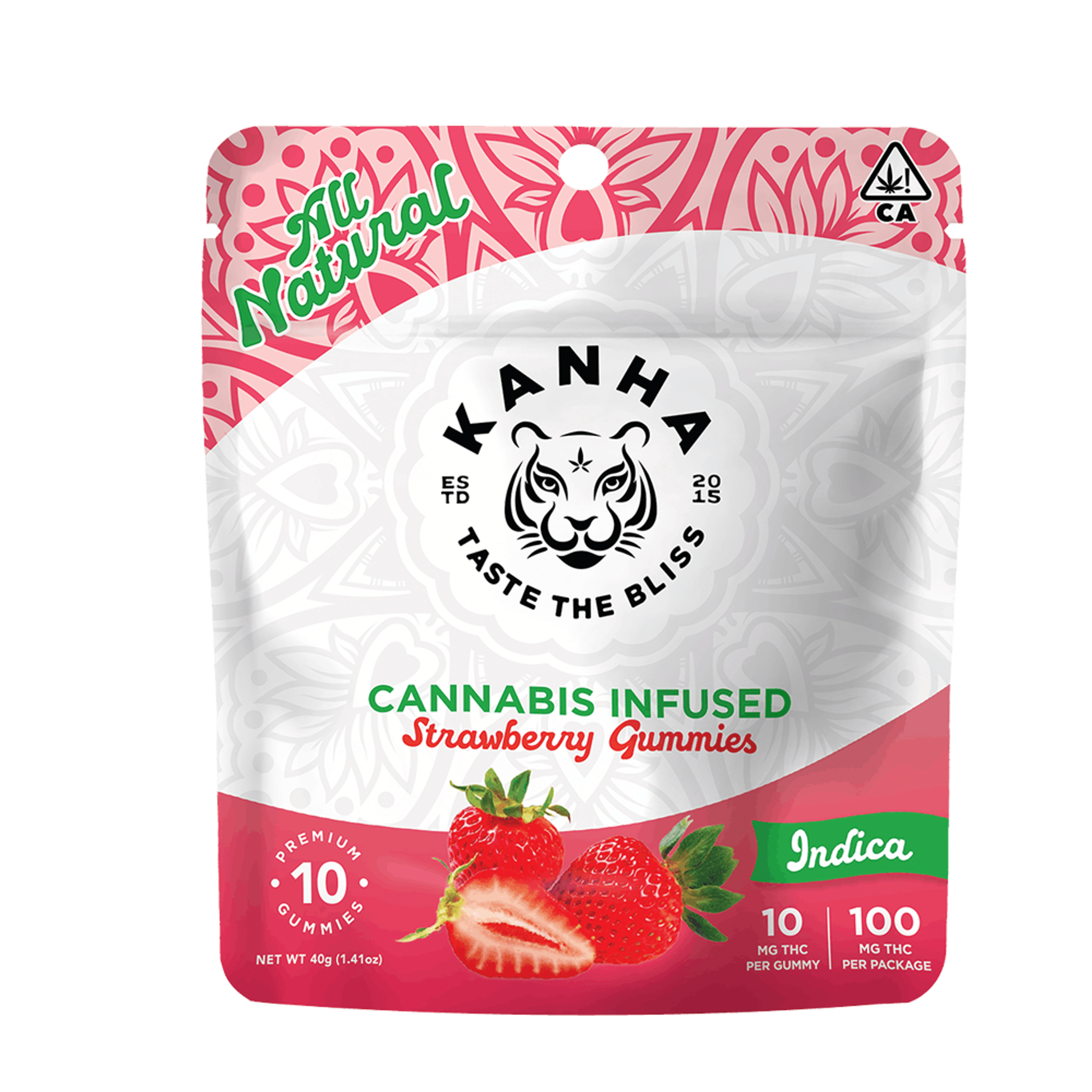 Strawberry Gummies (100Mg) (10Pk) - Kanha - null - $15 - Edible