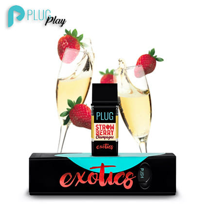 PLUGplay EXOTICS - Strawberry Champagne PLUG - 1g - PLUGplay - EXOTICS - $34.99 - PLUGplay Pods