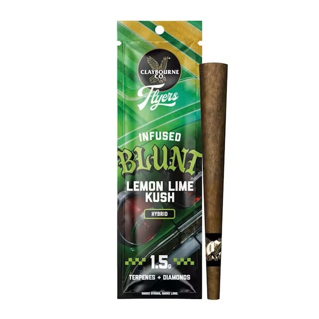 Lemon Lime Kush Flyers Diamond Blunt 1.5g - Claybourne - null - $25 - Pre-Rolls