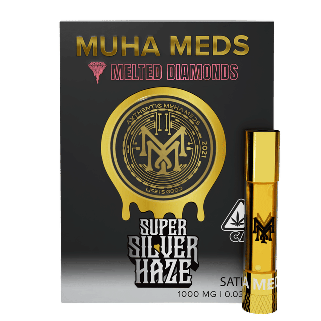 Super Silver Haze Melted Diamond Cart
