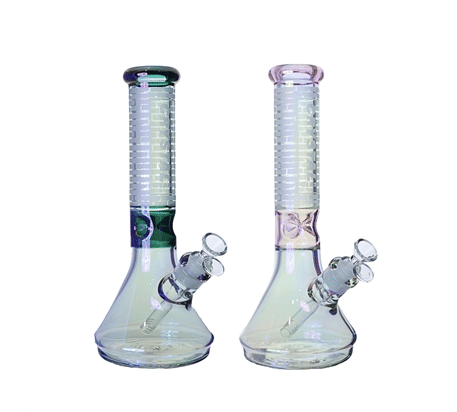14" Beaker Water Pipe - Crystal Glass - The Showcase - 14" Beaker Water Pipe - Crystal Glass - $95 - Accessories