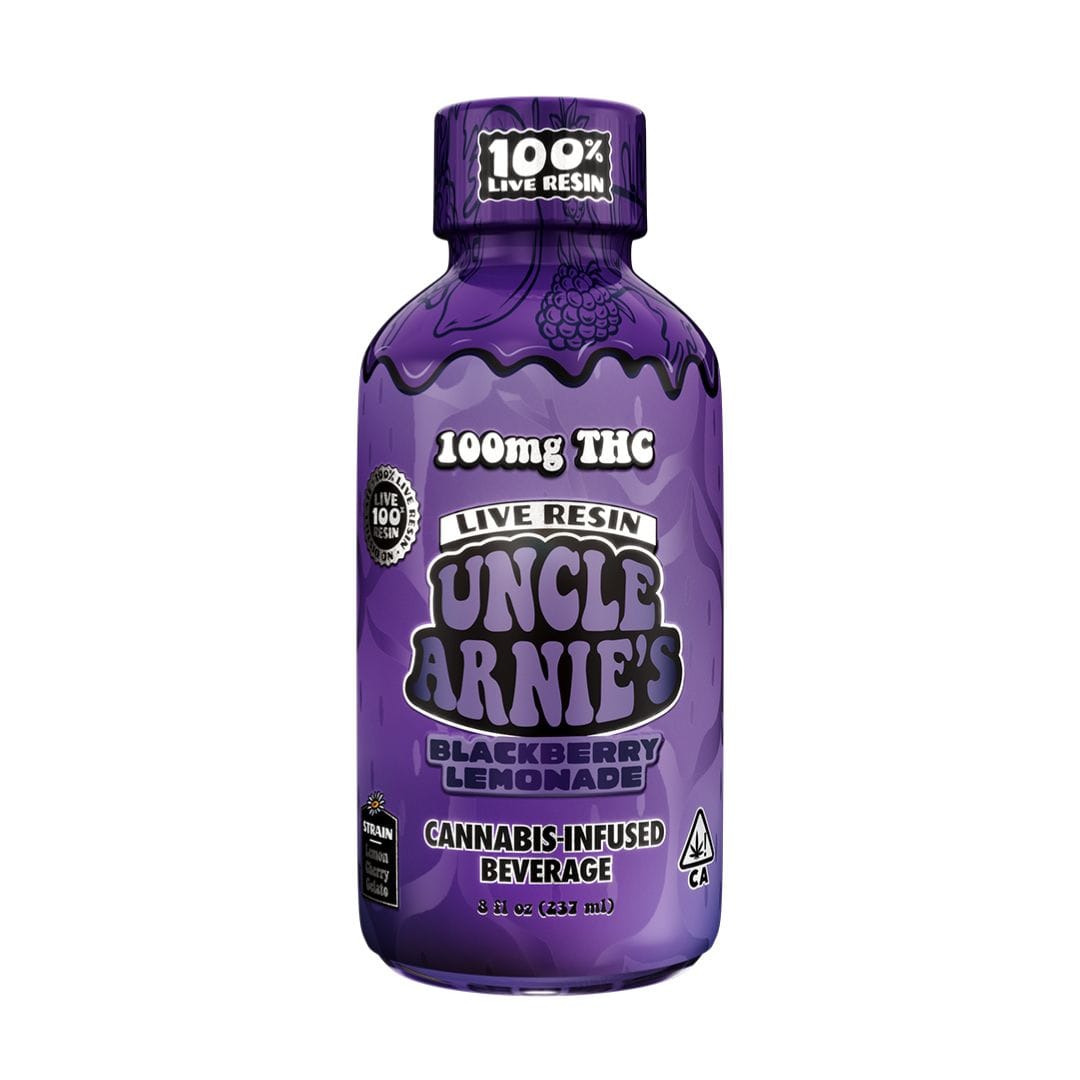 Blackberry Lemonade  - 100mg 8oz Live Resin Drink - Uncle Arnie's - 100mg Live Resin drink - $13 - Drinks