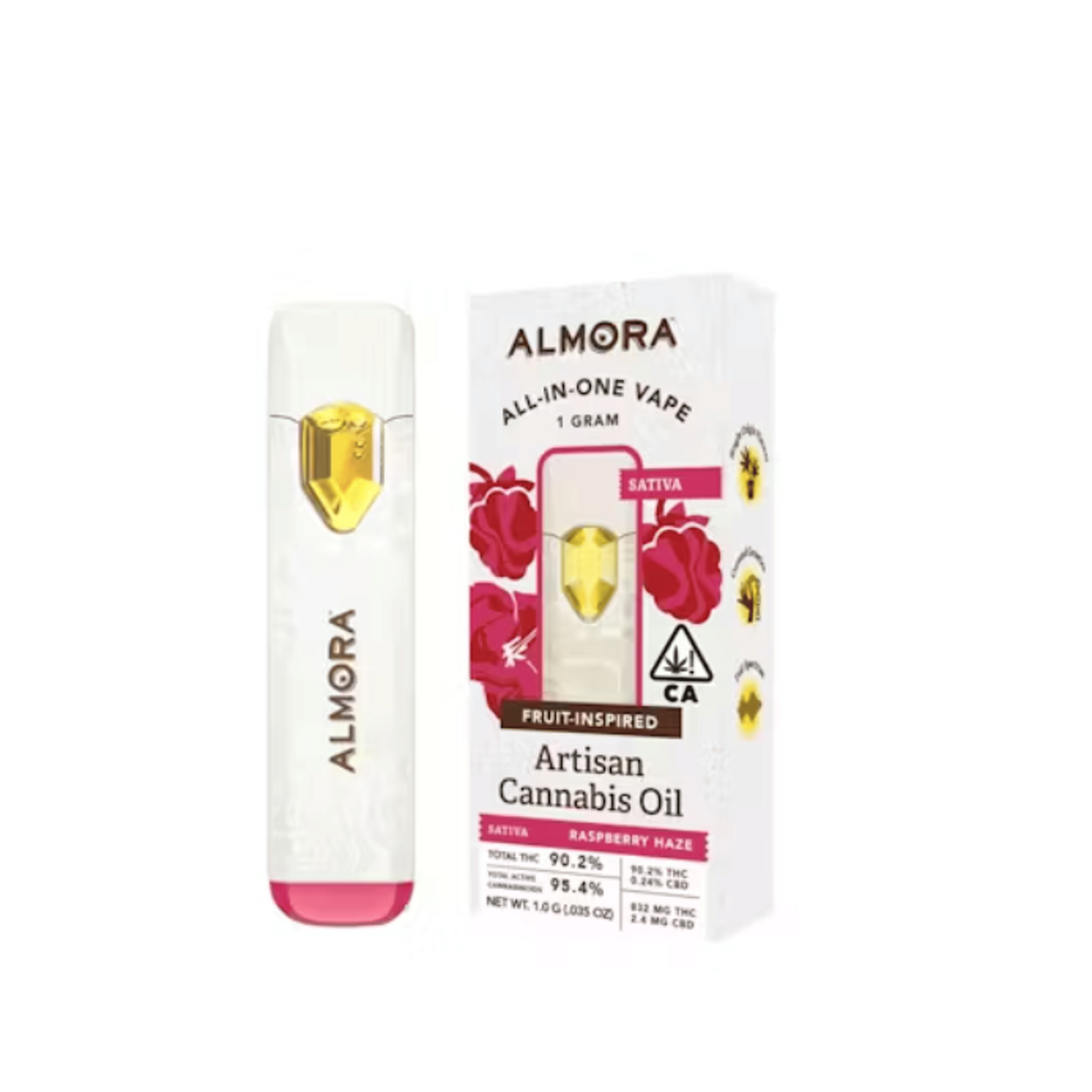 Hibiscus Sunrise 1g - Fruit AIO Vape - Almora Farm - null - $29 - Ready To Use Vapes