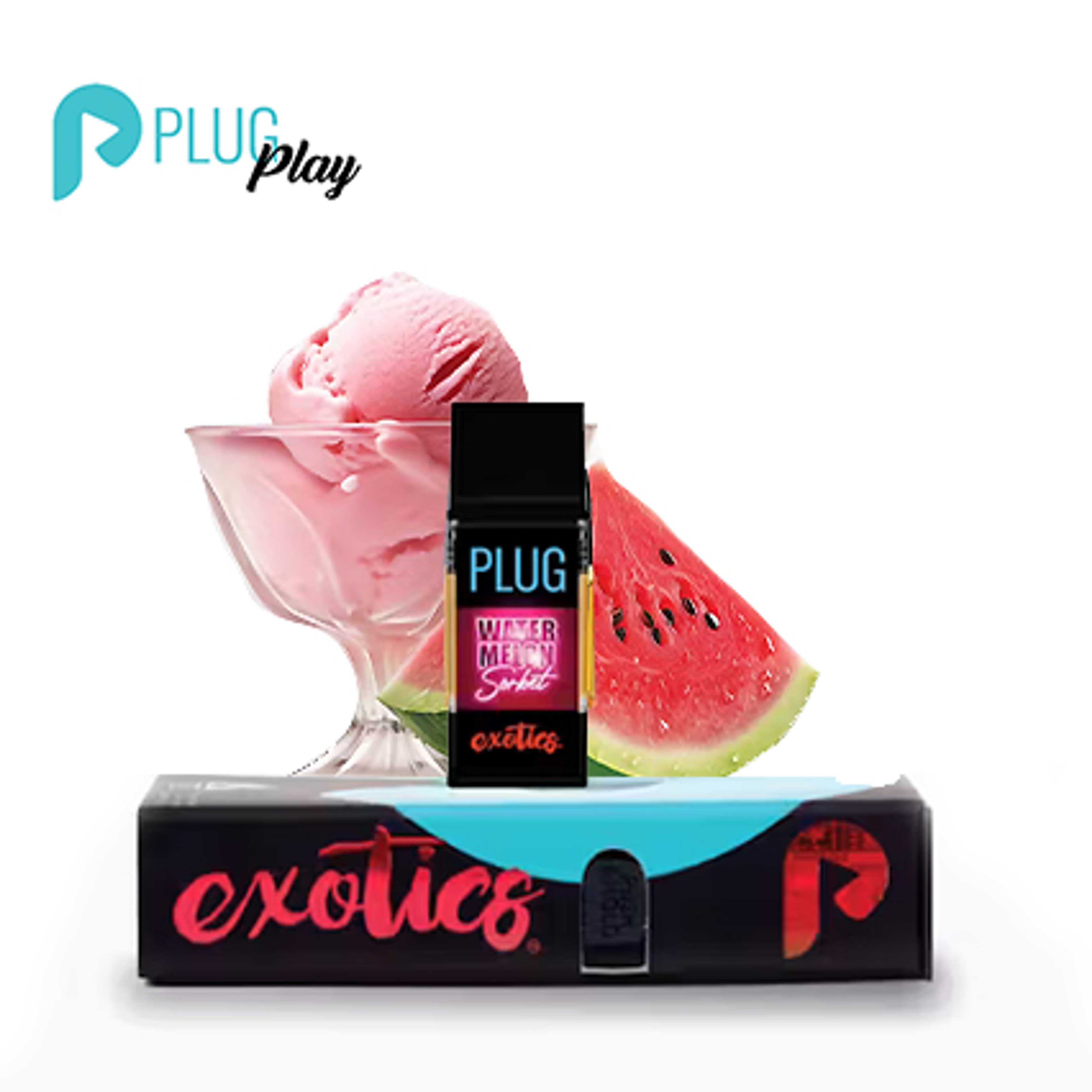 PLUGplay EXOTICS - Watermelon Sorbet PLUG - 1g - PLUGplay - EXOTICS - $34.99 - PLUGplay Pods