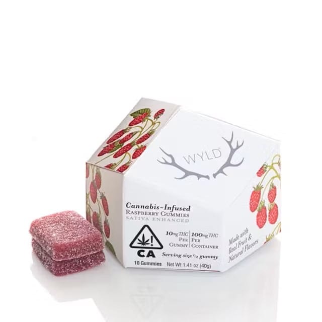 Raspberry Gummies - WYLD - null - $17 - Edible