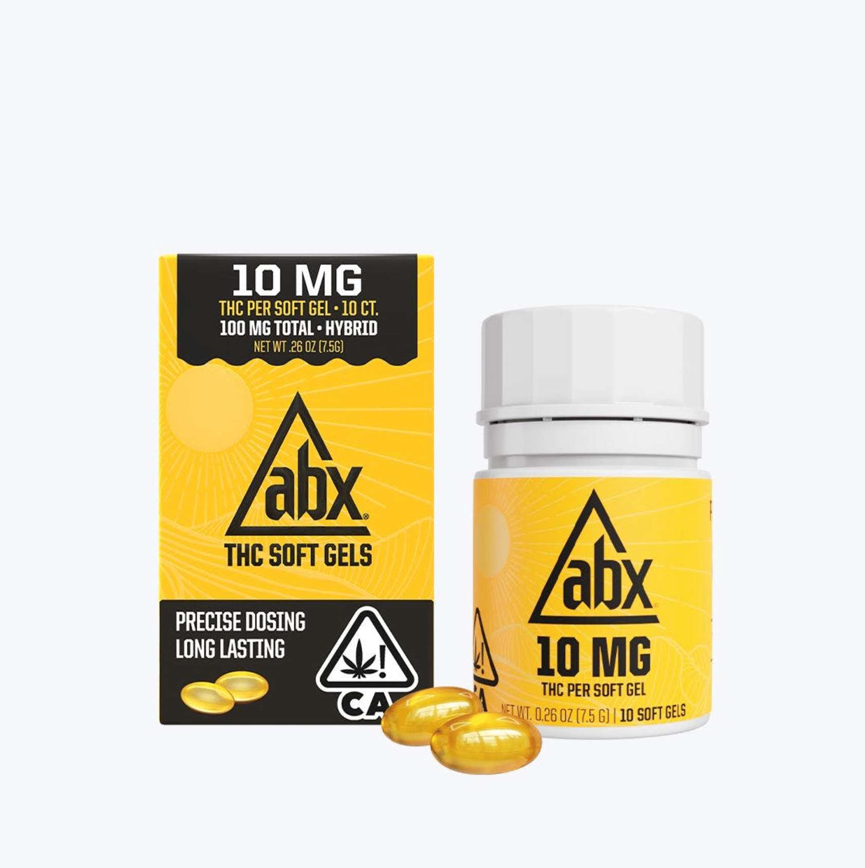Absolute Xtracts — 10mg THC Soft Gel Capsules (10 Pack)