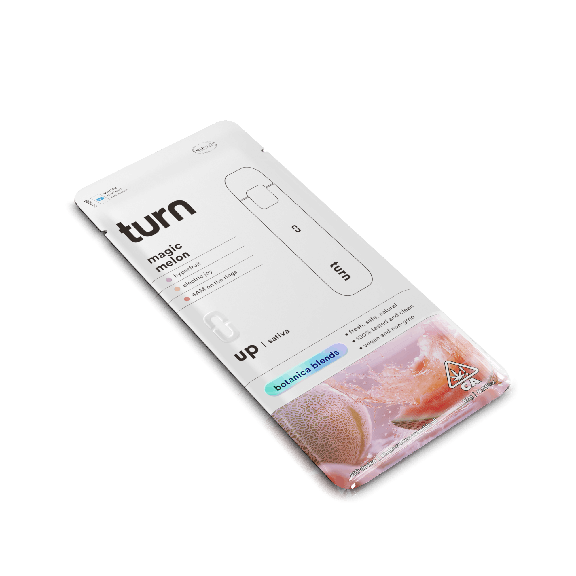 Turn Up Botanica Blends AIO| 1g - Magic Melon - Sativa - Turn -  - $27 - All-In-Ones