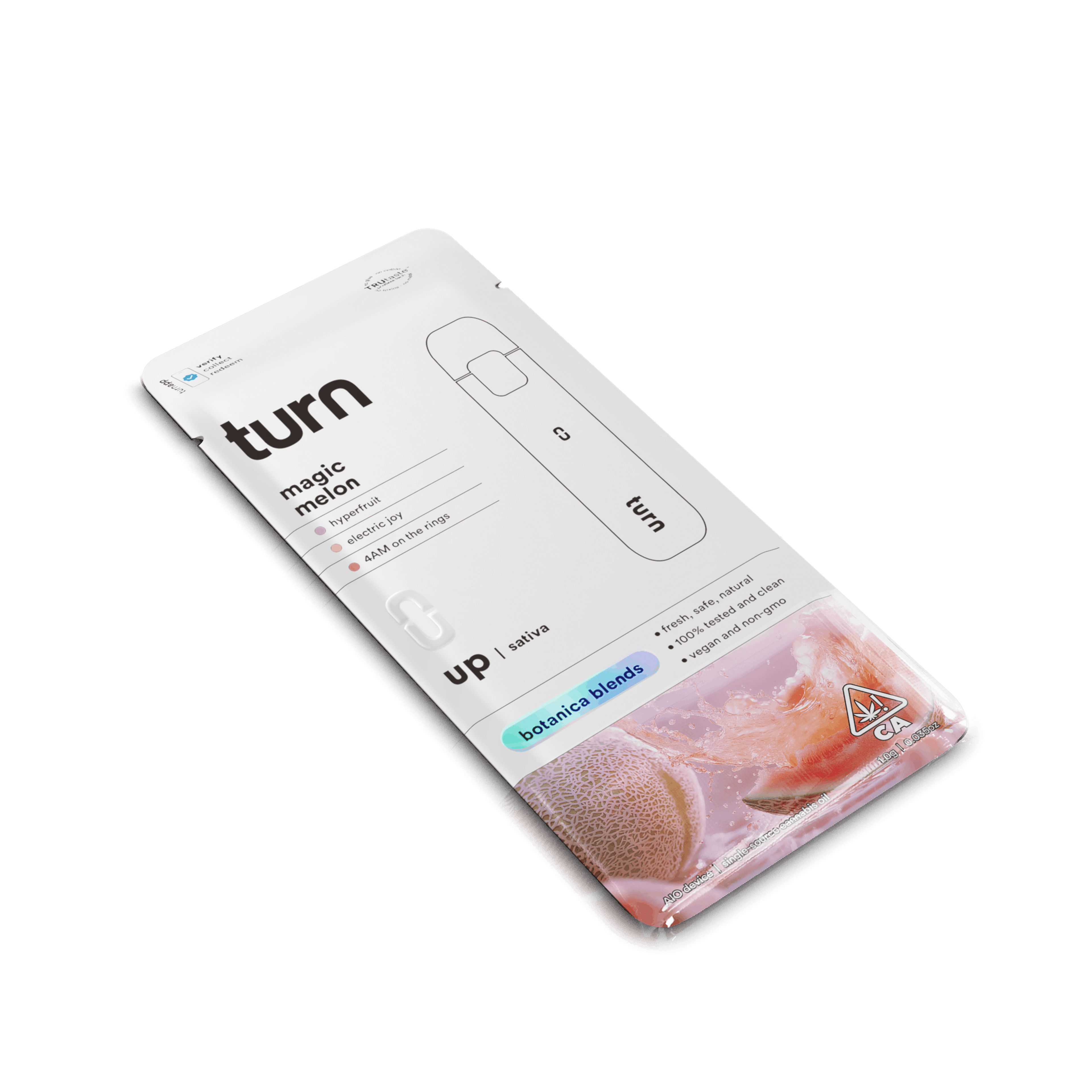 Turn Up Botanica Blends AIO| 1g - Magic Melon - Sativa - Turn - - $27 - All-In-Ones