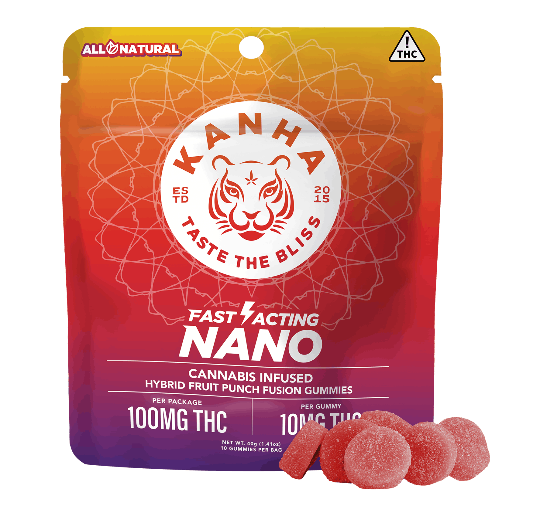 Fruit Punch Fusion | Nano Gummies - Kanha -  - $18 - Edibles